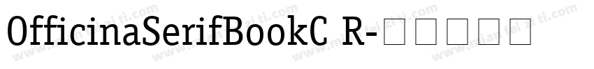OfficinaSerifBookC R字体转换